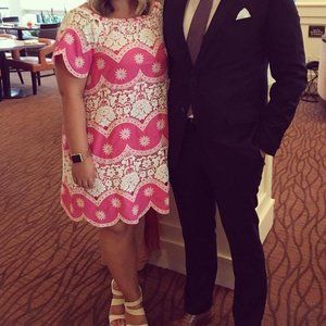 ASOS Pink Embroidered Dress